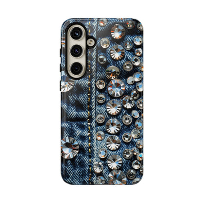 Blue Jean Queen Rhinestone Bling Phone Case