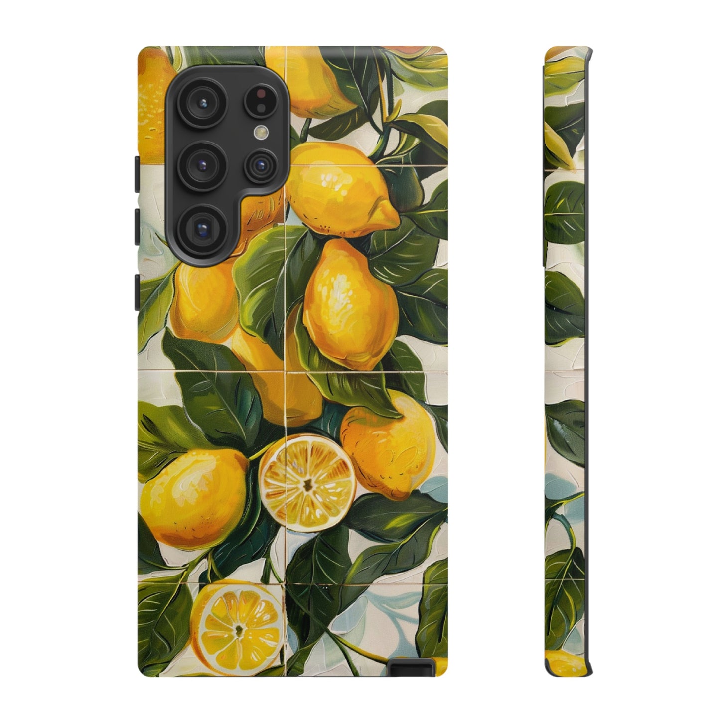 Mediterranean Lemon Italian Tile iPhone 14 Case