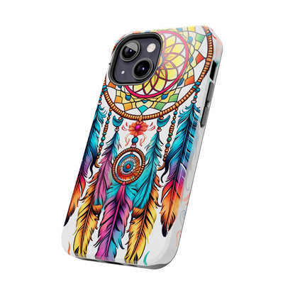 Psychedelic Native American Dreamcatcher iPhone Case | Fusion of Art and Cultural Heritage