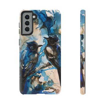 Blue Bird Watercolor Phone Case