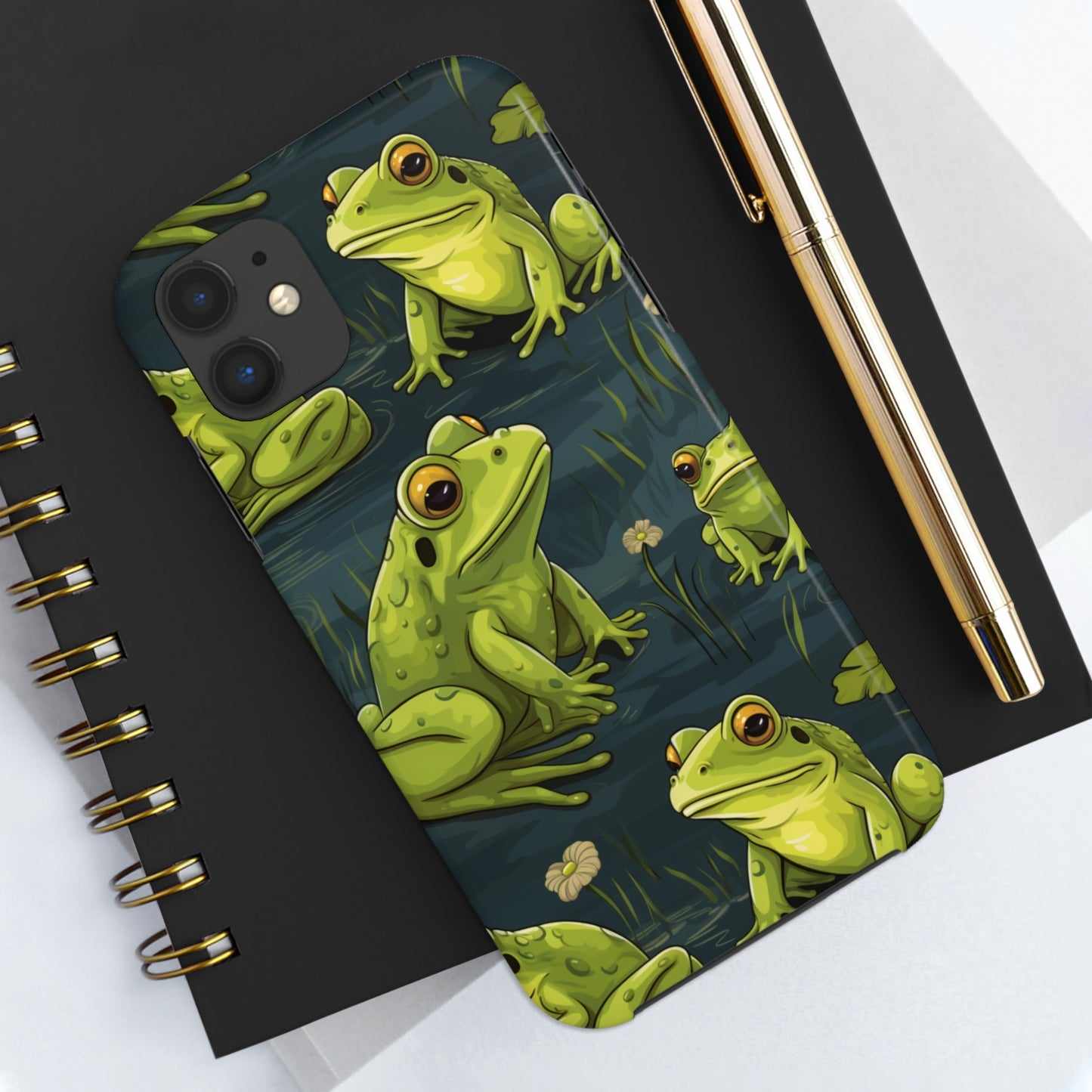 Frogs Tough iPhone Case | Embrace The Reptile Green Style and Reliable Protection