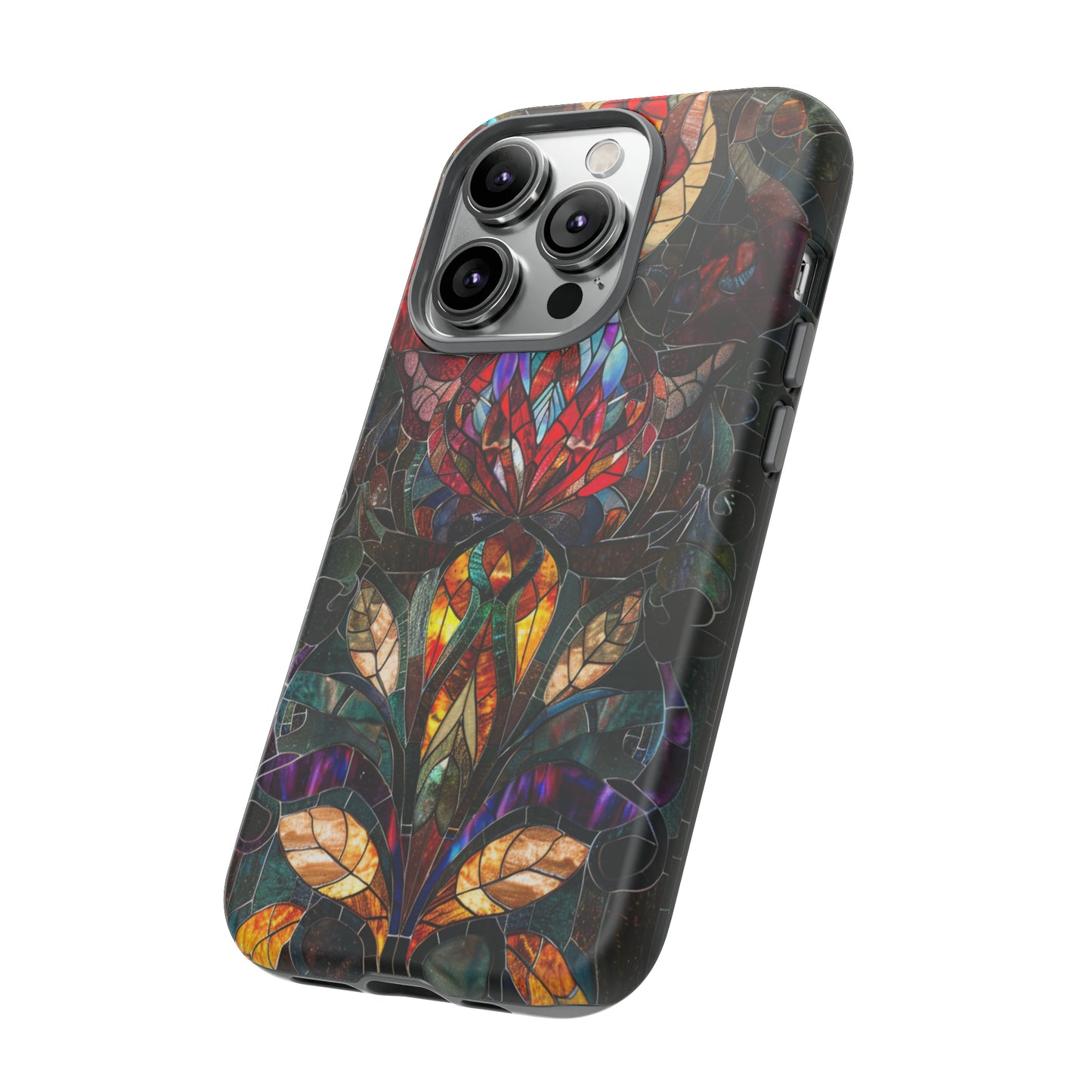 Art Deco Stained Glass floral Phone Case