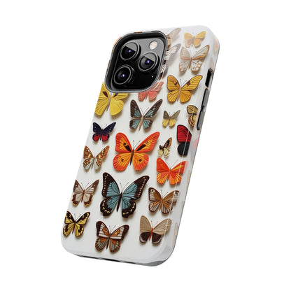 Elegant Embroidery: Delicate Butterfly iPhone Case – Crafted with Precision