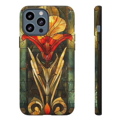 Art Deco Stained Glass floral Phone Case