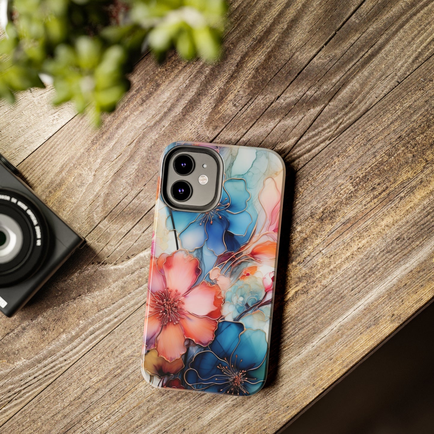 Marbled Watercolor iPhone Case | Embrace the Mesmerizing Multicolor Art