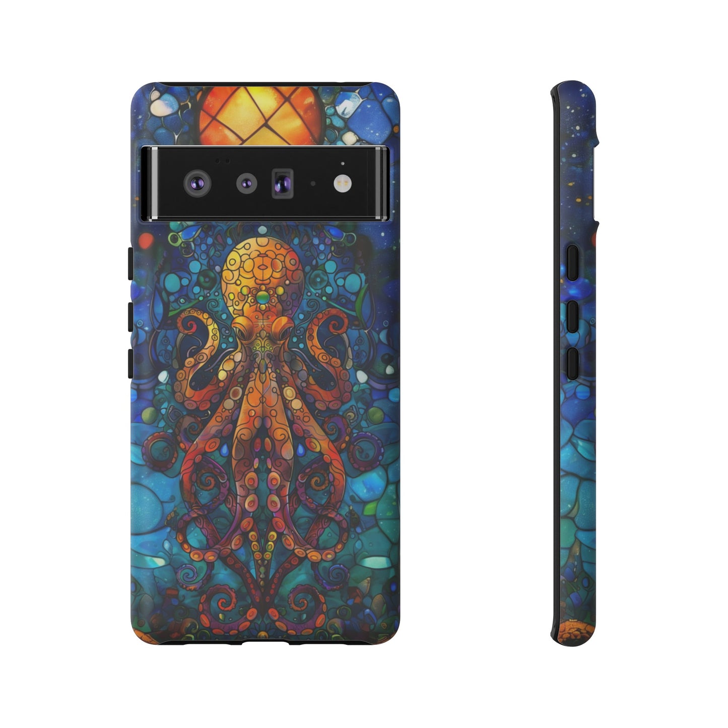 Octopus Stained Glass Undersea Magic Phone Case