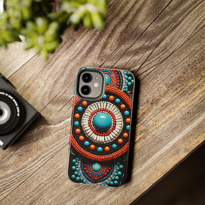 Native American Beadwork iPhone Case | Embrace Traditional Craftsmanship with Artistic Elegance