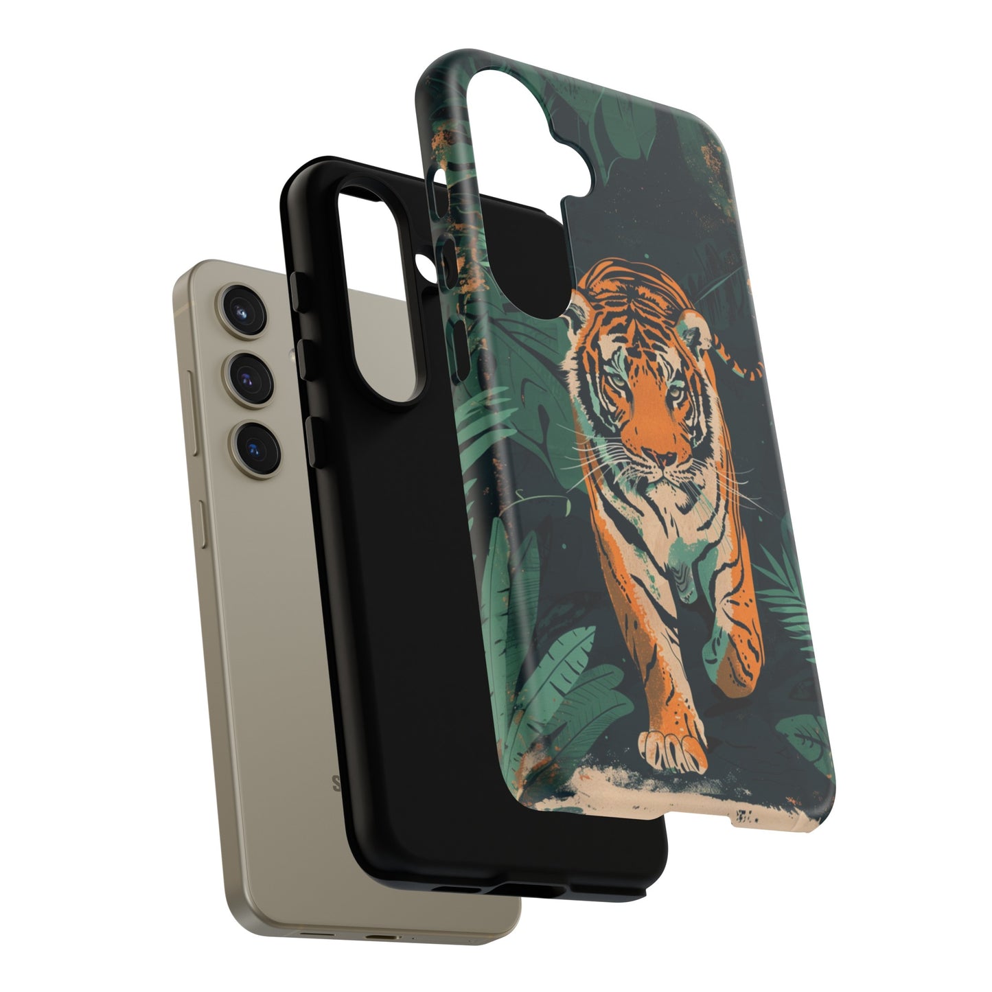 Retro Jungle Tiger Phone Case