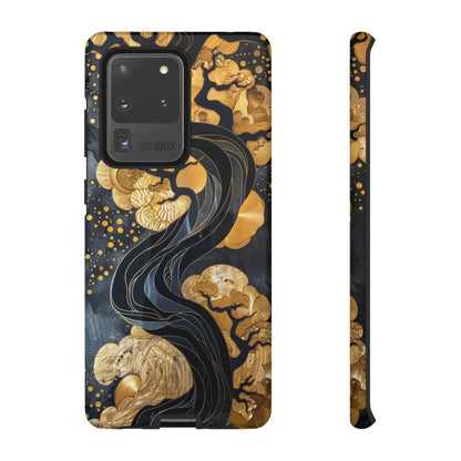 Gold and Silver Tree of Life Design Phone Case