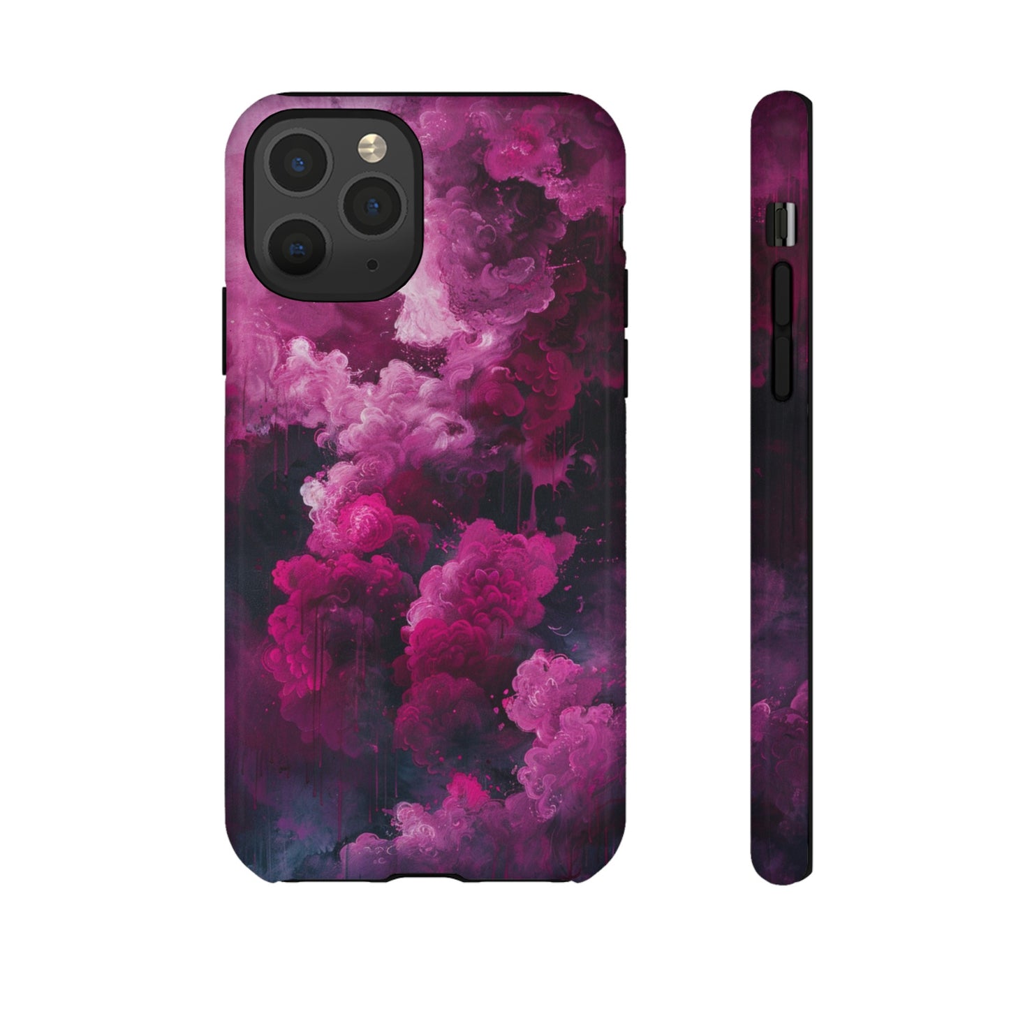 Magenta and Blue Color Explosion Phone Case