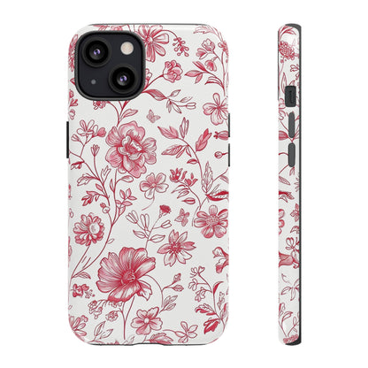 Pink Floral Wildflower Phone Case