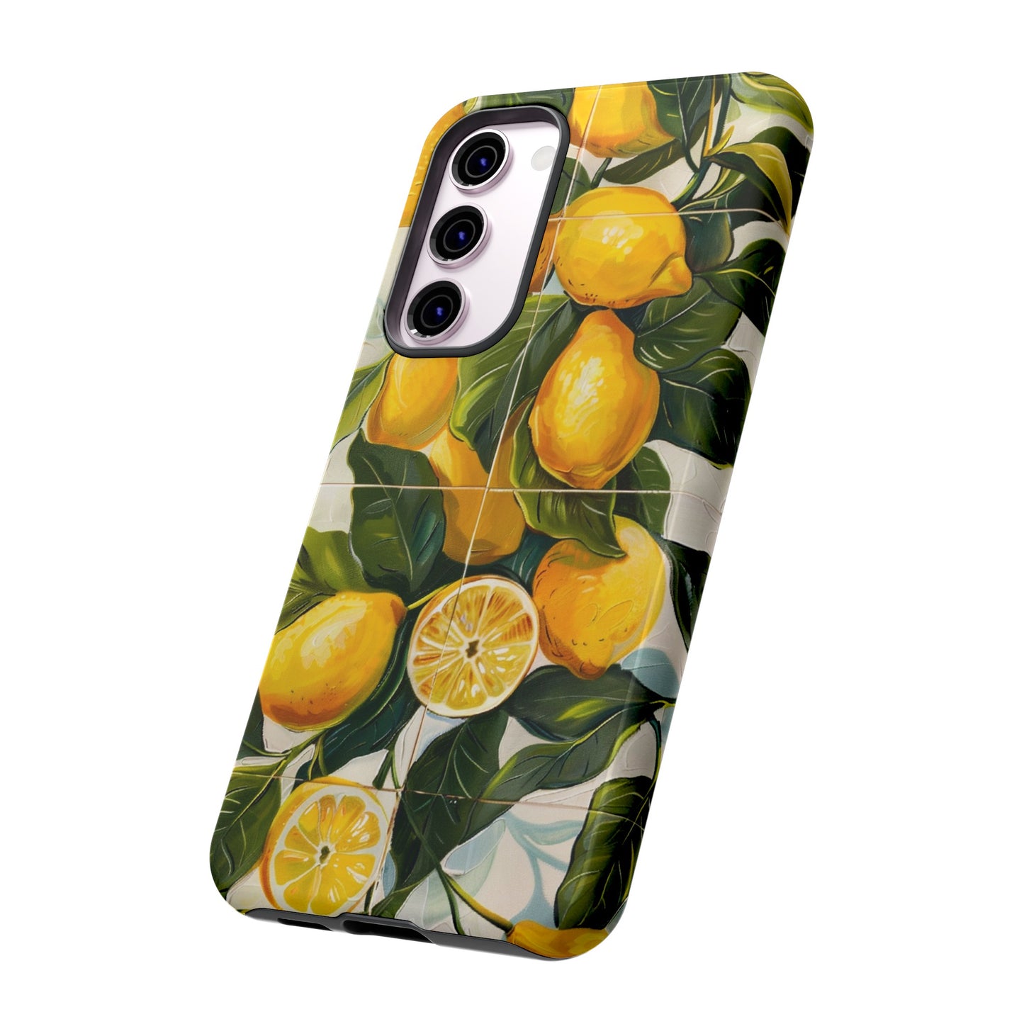 Mediterranean Lemon Italian Tile iPhone 14 Case