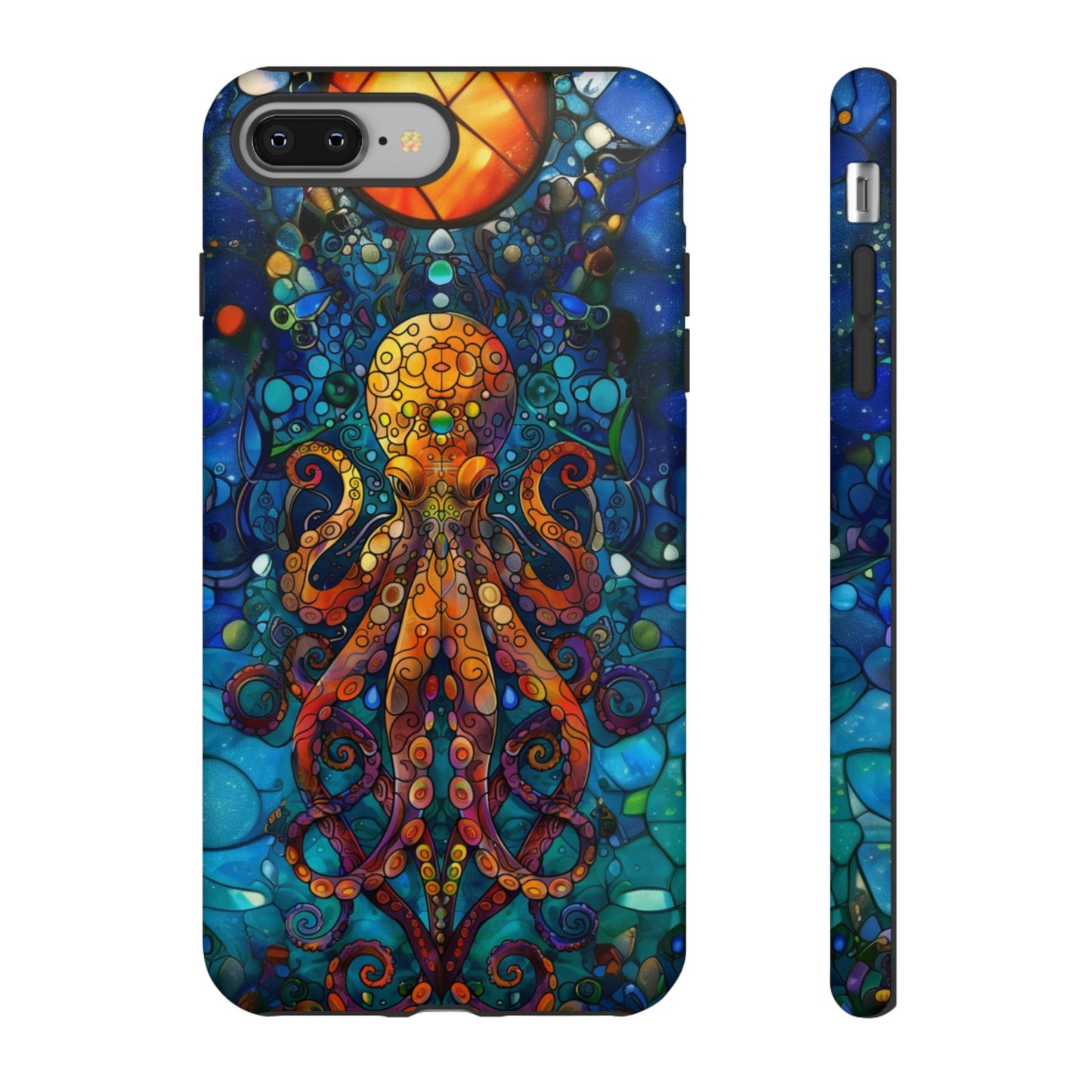 Octopus Stained Glass Undersea Magic Phone Case