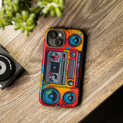 Vintage boombox style case for iPhone 14 Pro Max