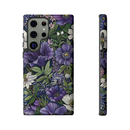 Floral Sage Purple Wildflower Phone Case