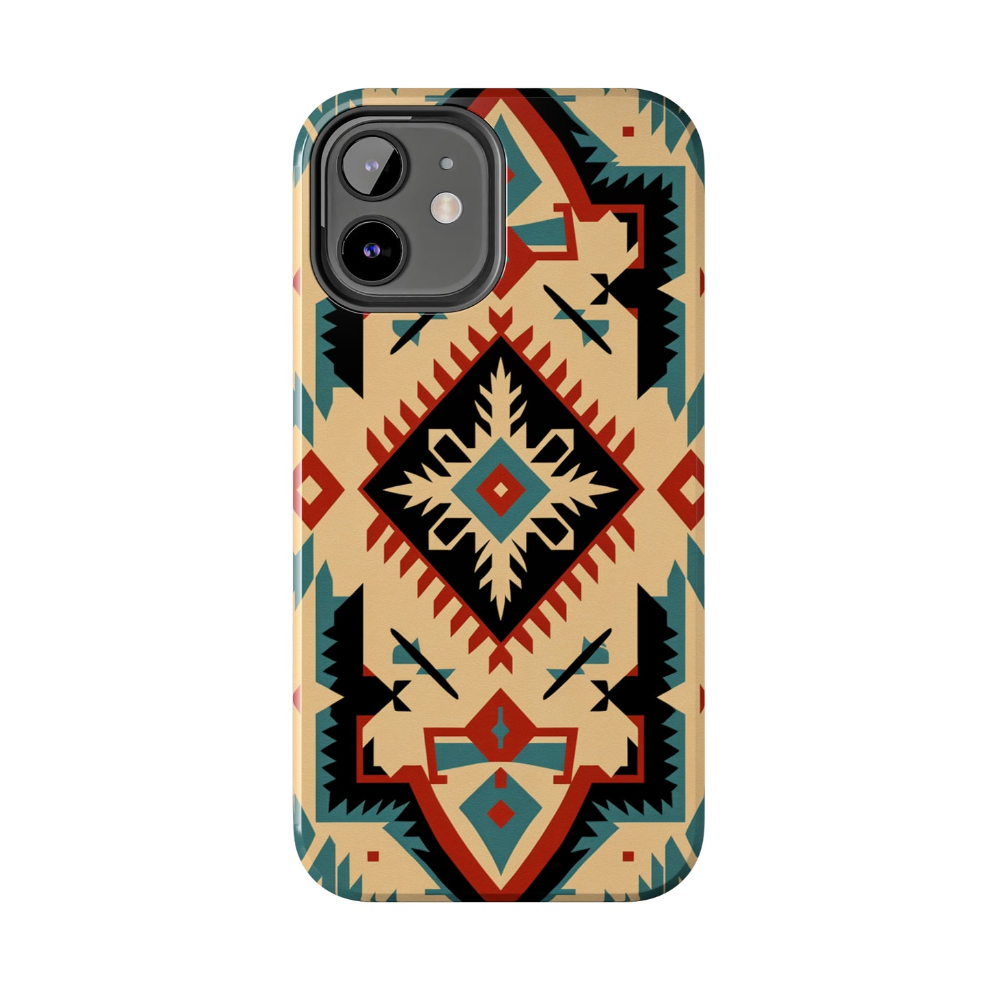 Native American Santa Fe Style Abstract iPhone Case