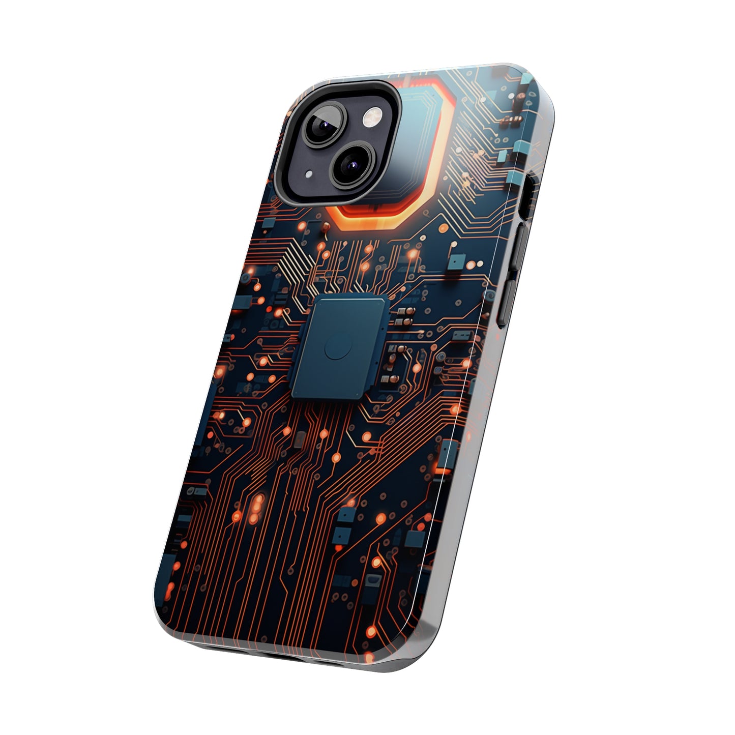 Neon Nexus: Cyberpunk Circuit Board | Futuristic Tech-Inspired iPhone Case