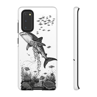 Whale Shark, Turtle, Manta Ray Phone Case