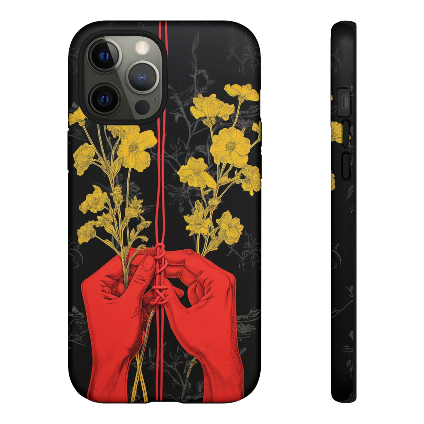 We Are All Connected Floral Phone Case