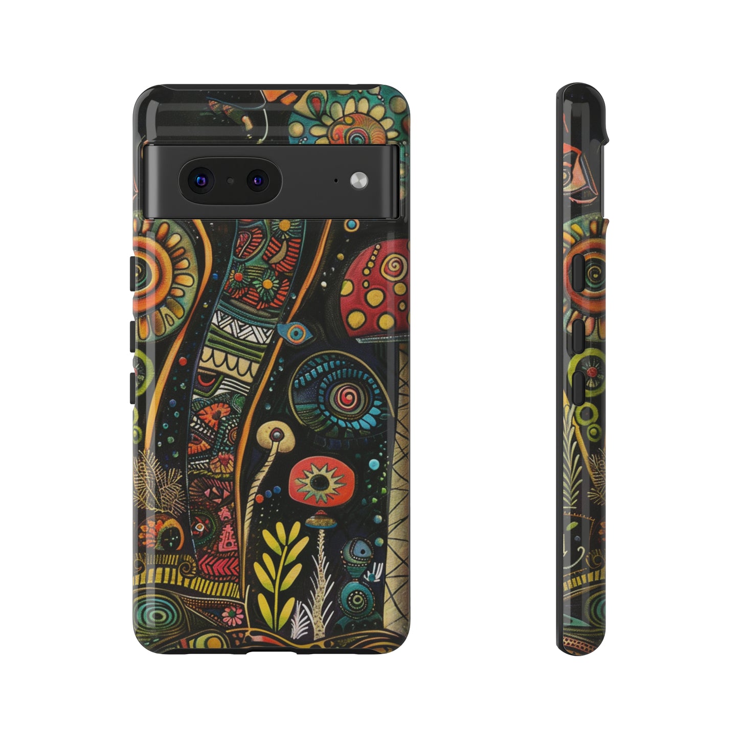 Retro 1960s Psychedelic Flowers Phone Case