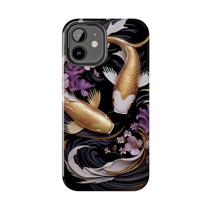 Graceful Flow: Koi Fish Inspired | Japanese Art Masterpiece iPhone Case