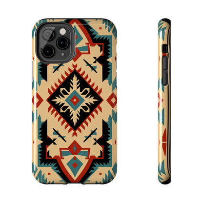 Native American Santa Fe Style Abstract iPhone Case