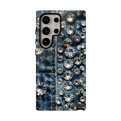 Blue Jean Queen Rhinestone Bling Phone Case