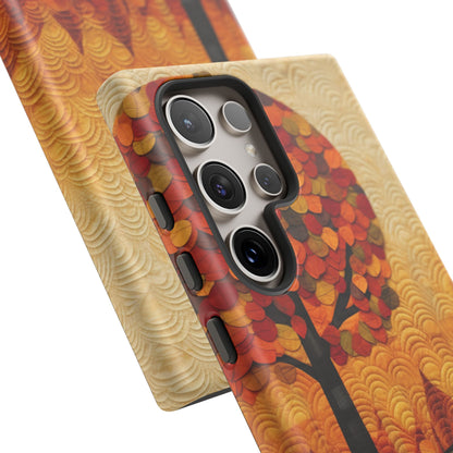 Autumn iPhone Case, Forest Embroidered Style Phone Case