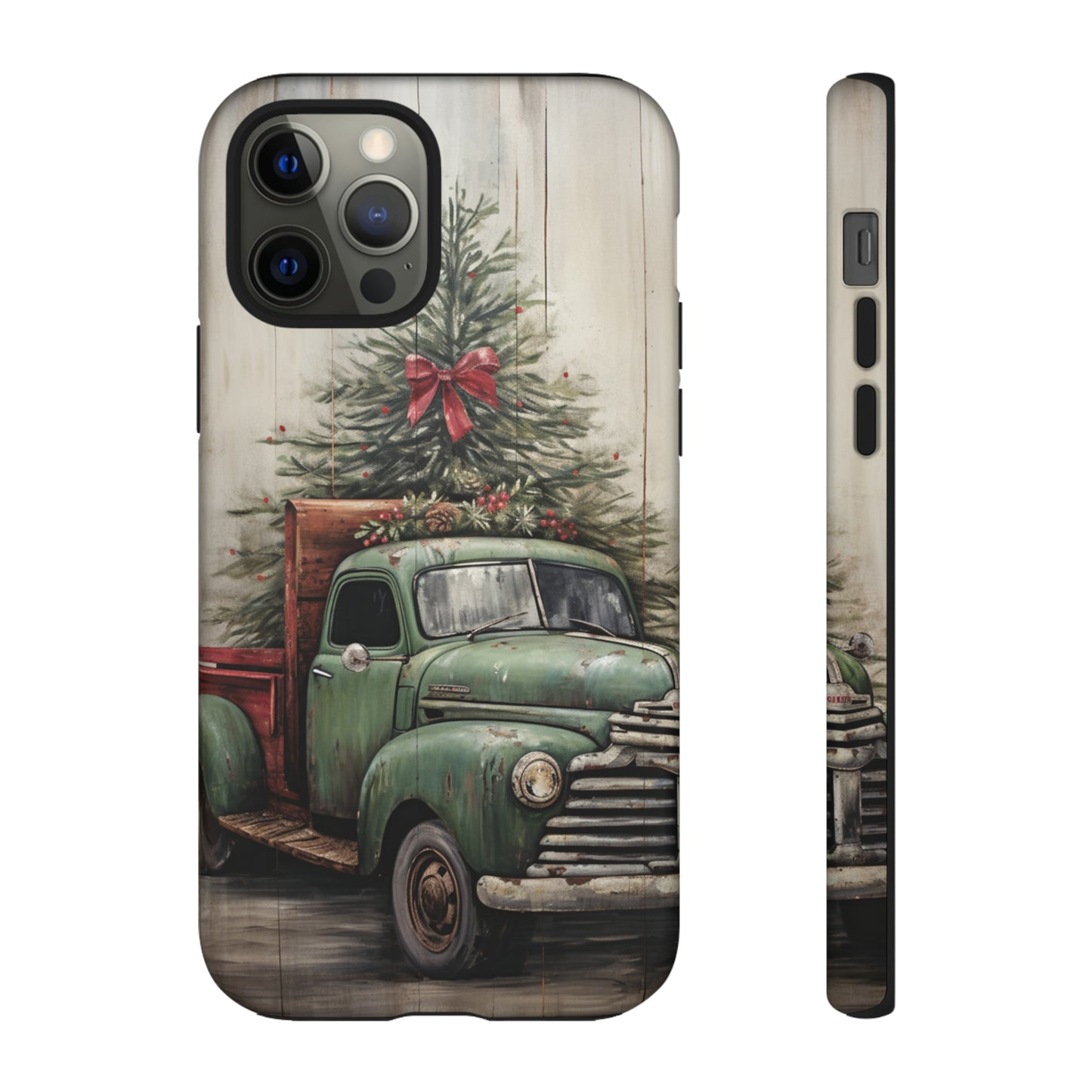 Christmas Pickup Truck Phone Case for iPhone