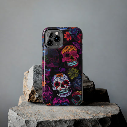 Sugar Skull iPhone Case | Day of the Dead Inspired Design for Halloween