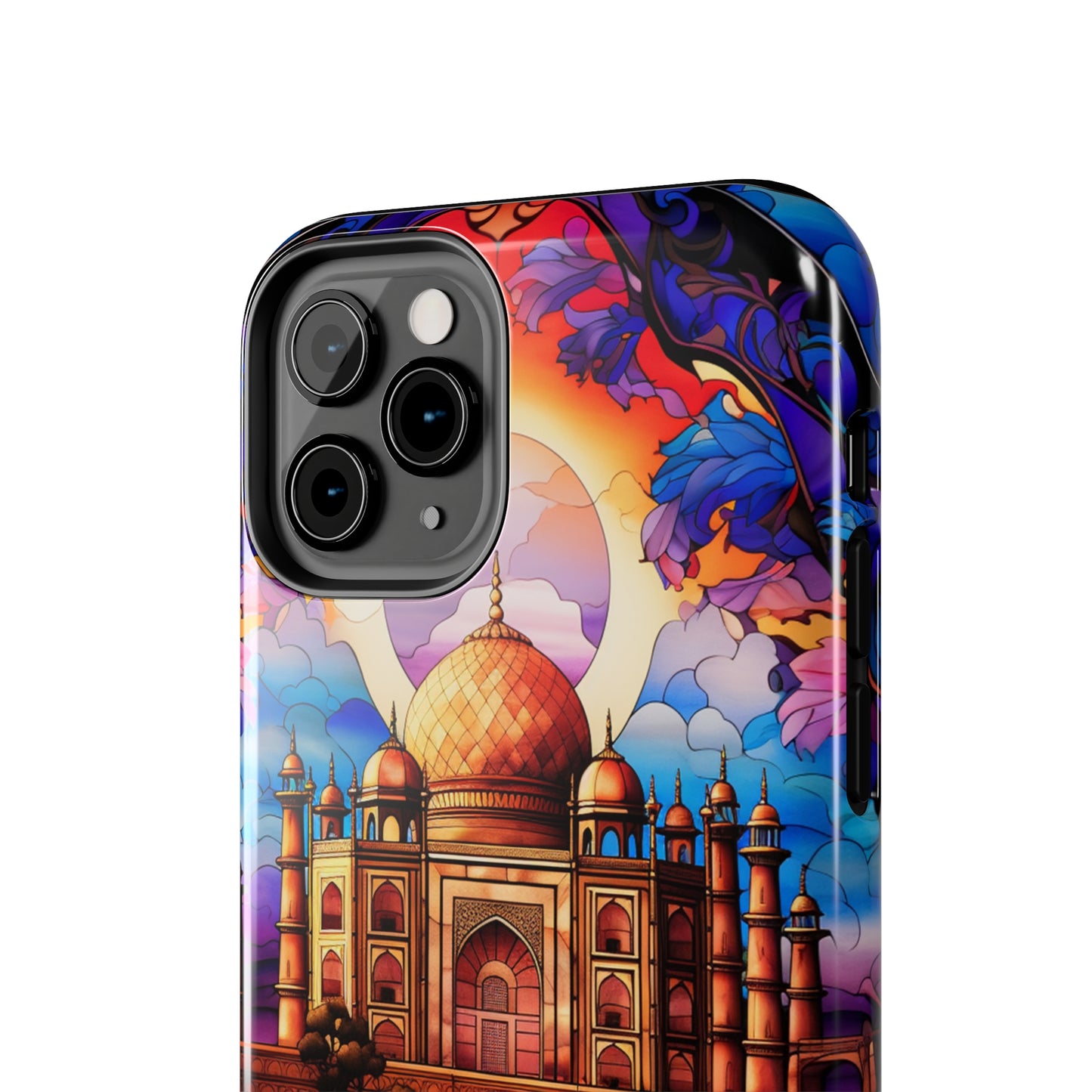 Taj Mahal Silhouette iPhone Case | Royal Elegance for Models 11 through 14 Pro Max