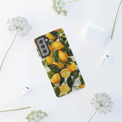 Mediterranean Lemon Italian Tile iPhone 14 Case