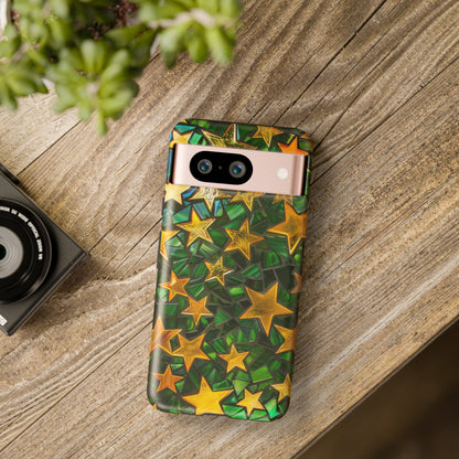 Green Celestial Stained Glass Mosaic Phone Case