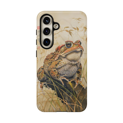 Toad on a Branch Japanese Style Art Painting Phone Case