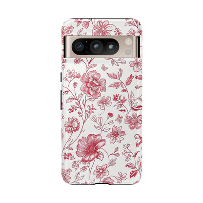 Pink Floral Wildflower Phone Case