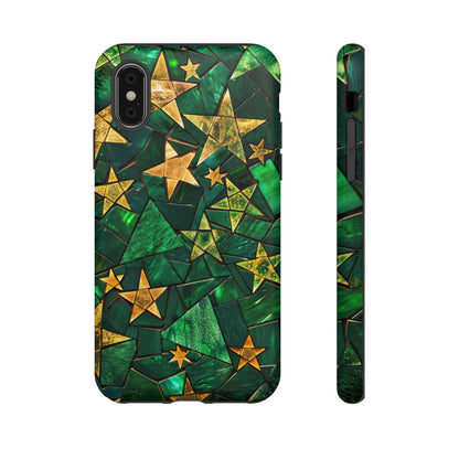 Green Celestial Stained Glass Mosaic Phone Case