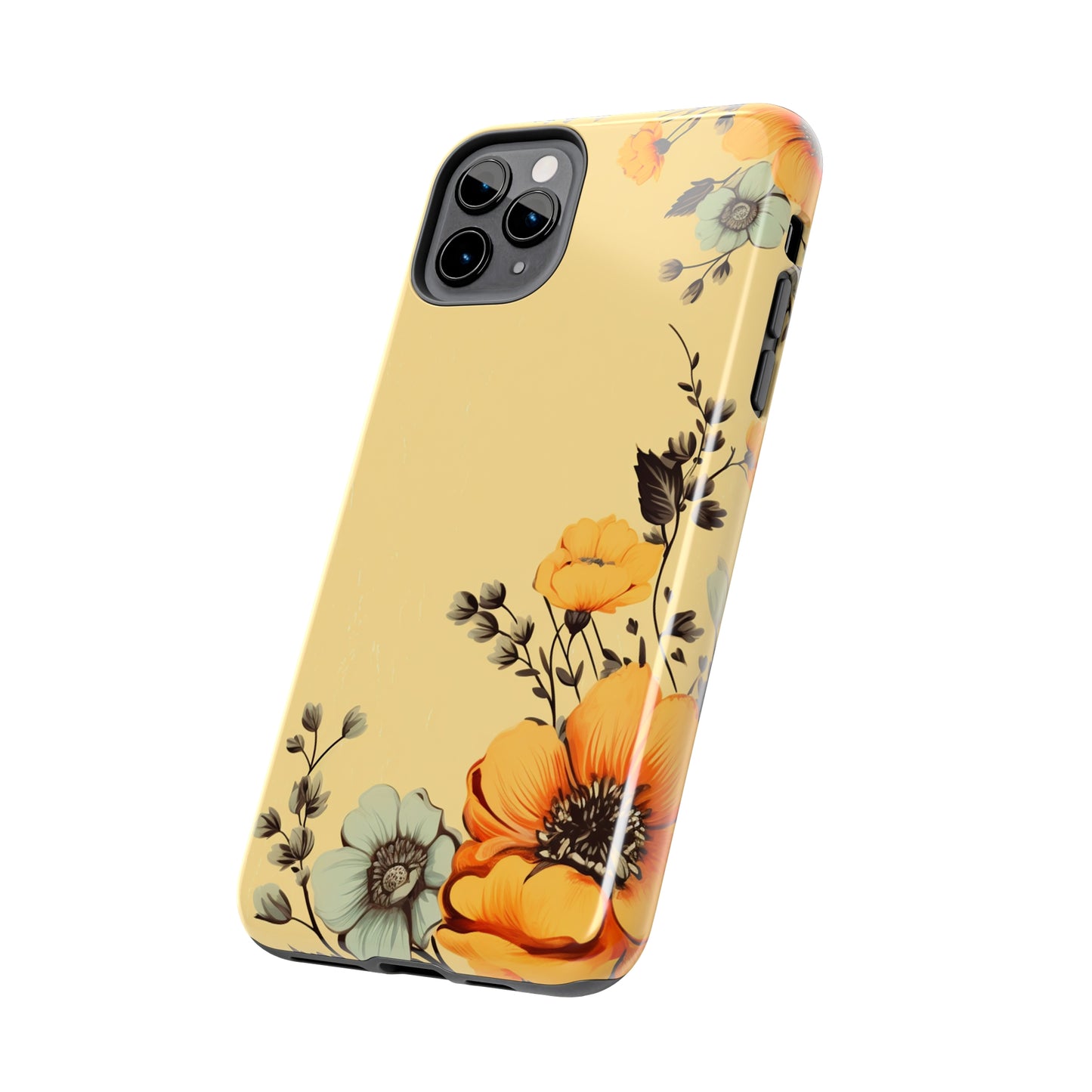 Classic Vintage Floral Case for iPhones – Timeless Elegance & Protection