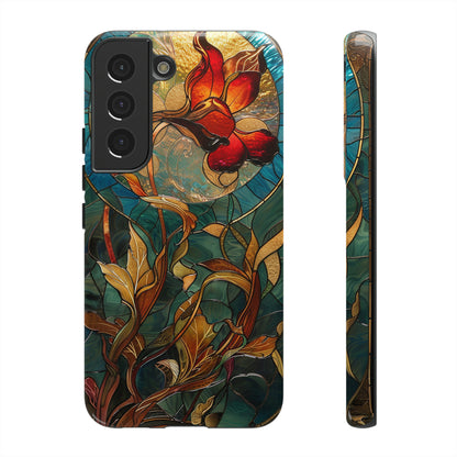 Art Nouveau Floral Full Moon Phone Case