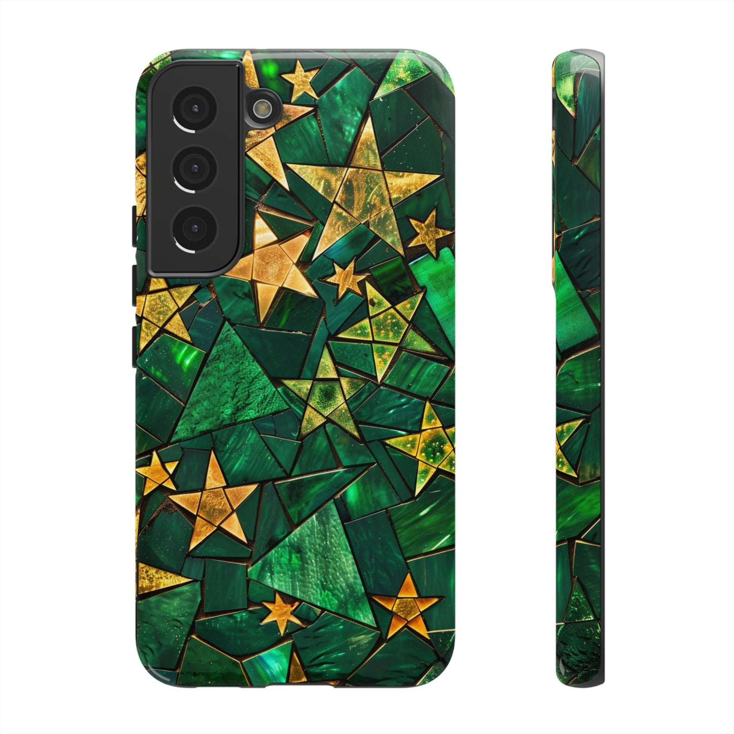 Green Celestial Stained Glass Mosaic Phone Case