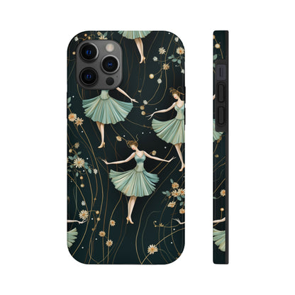 Vintage Style Dancing Ballerina iPhone Case | Embrace Elegance and Grace in Retro Charm