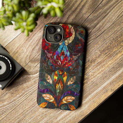 Art Deco Stained Glass floral Phone Case