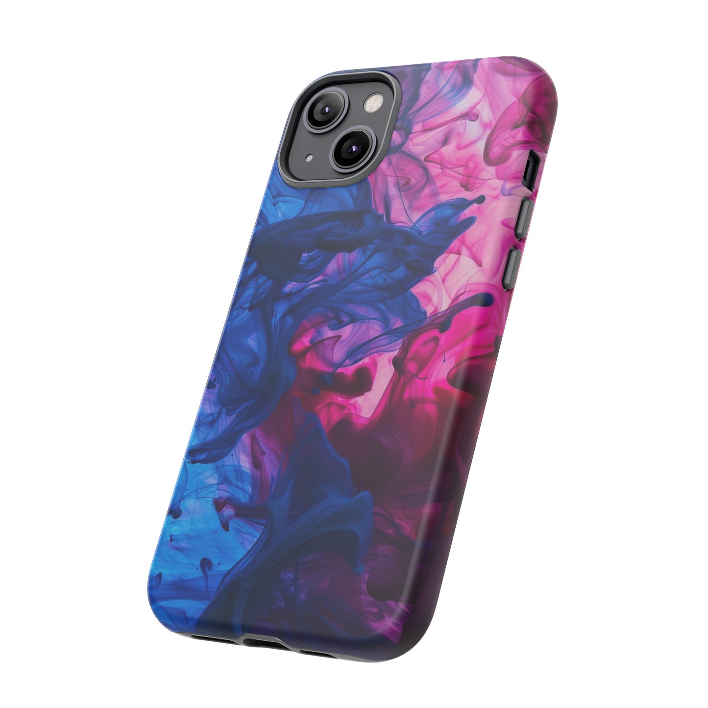 Magenta and Blue Color Explosion Phone Case