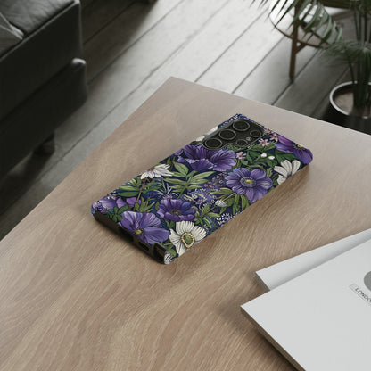 Floral Sage Purple Wildflower Phone Case