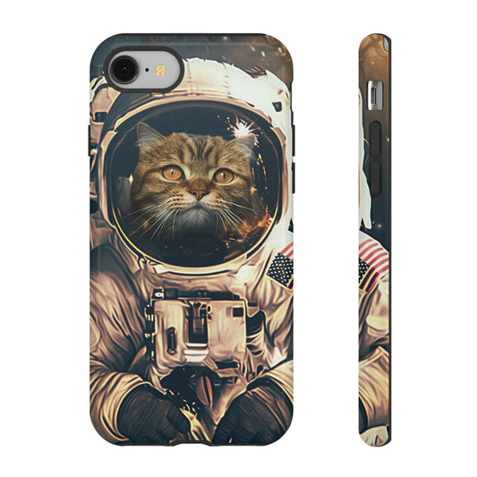 Astro Cat Astronaut Phone Case for iPhone 15