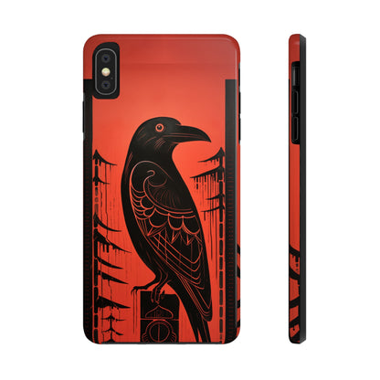 Mystic Totem: Northwest Native American Tribal Raven | Cultural Heritage iPhone Case