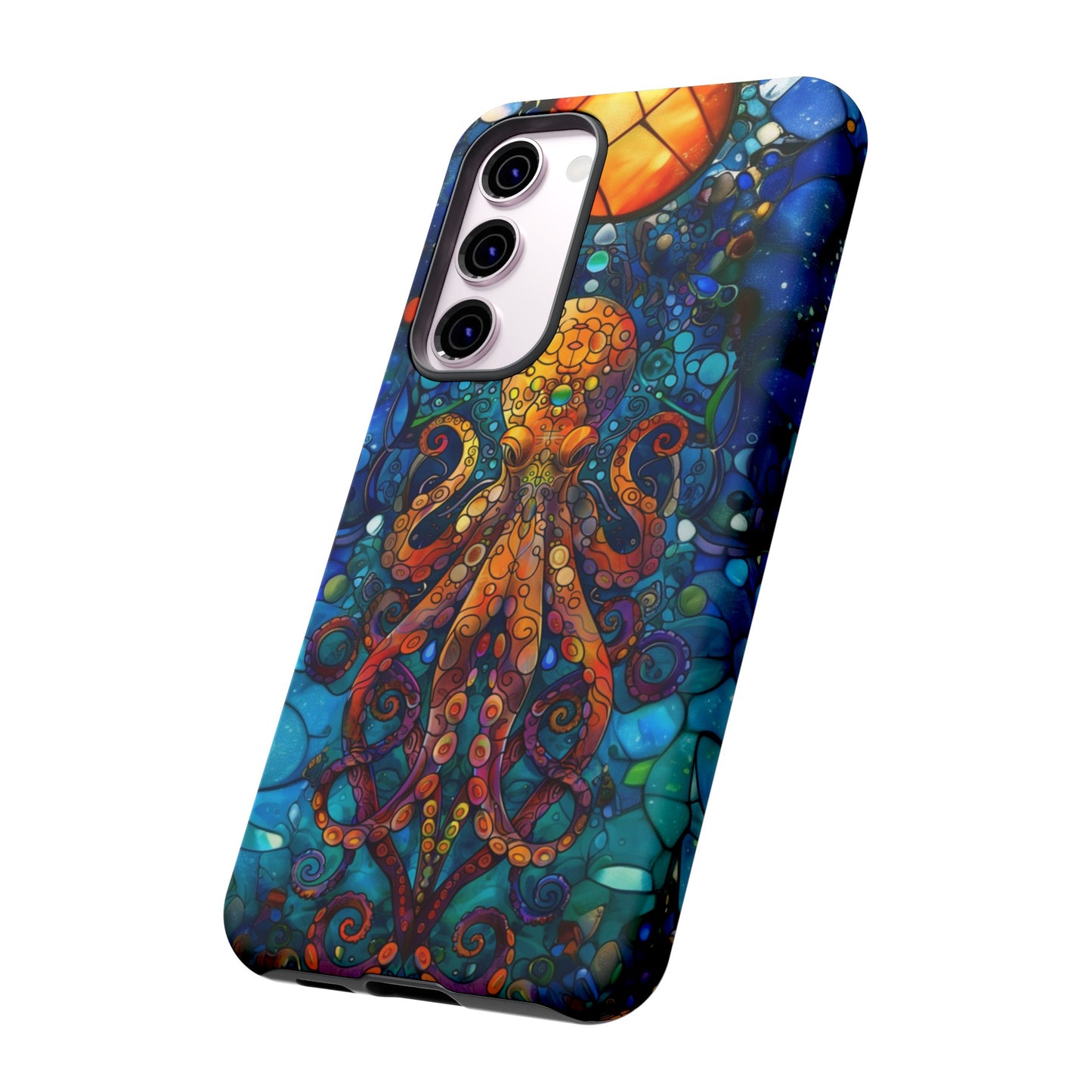 Octopus Stained Glass Undersea Magic Phone Case