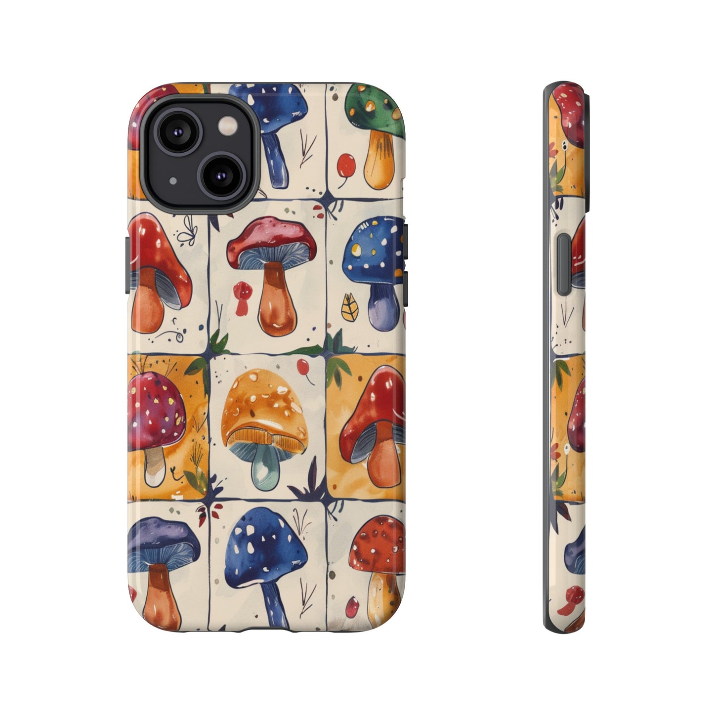 Trippy Magic Mushroom Toadstools Phone Case