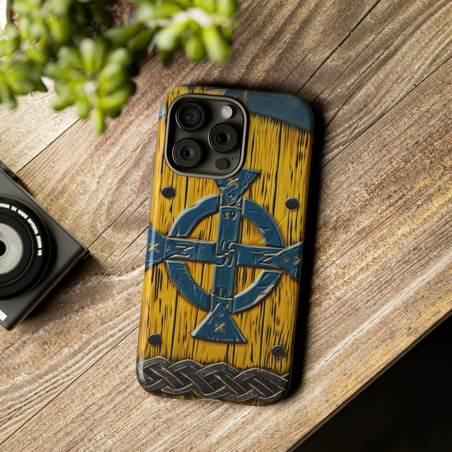 Viking Battle Shield Phone Case