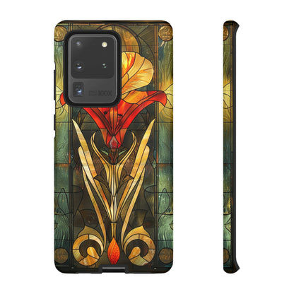 Art Deco Stained Glass floral Phone Case