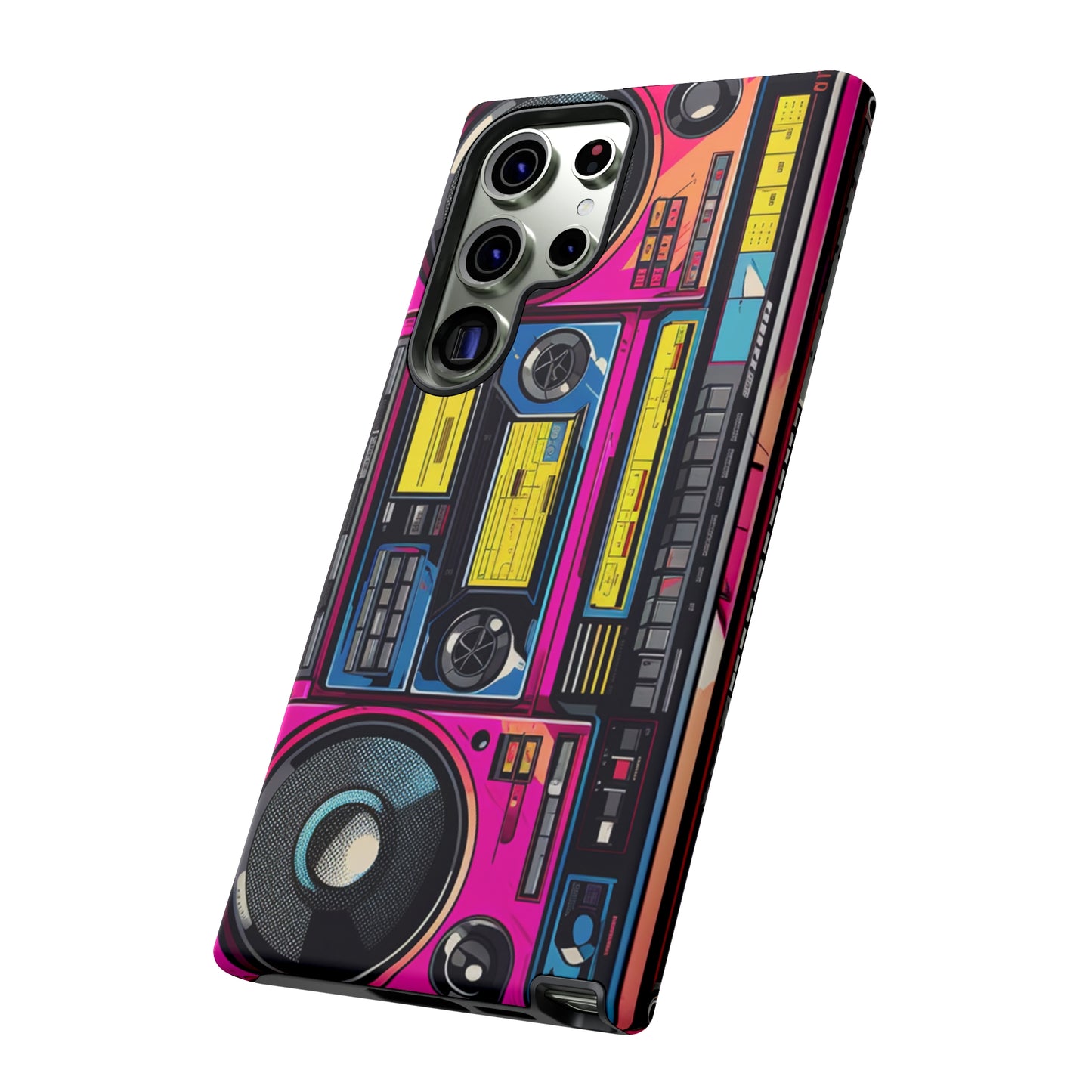 Boombox Hip Hop Music iPhone Case | Embrace Retro Vibes with Urban Beats for Google Pixel, iPhone, and Samsung Cases